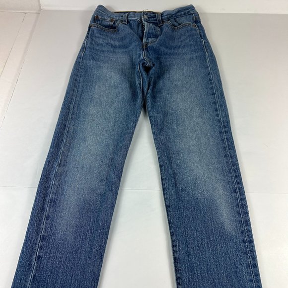 Levi's Jeans Women's 25 Wedgie Skinny Fit Crop Coyote Desert Blue Stretch Denim - Picture 1 of 16